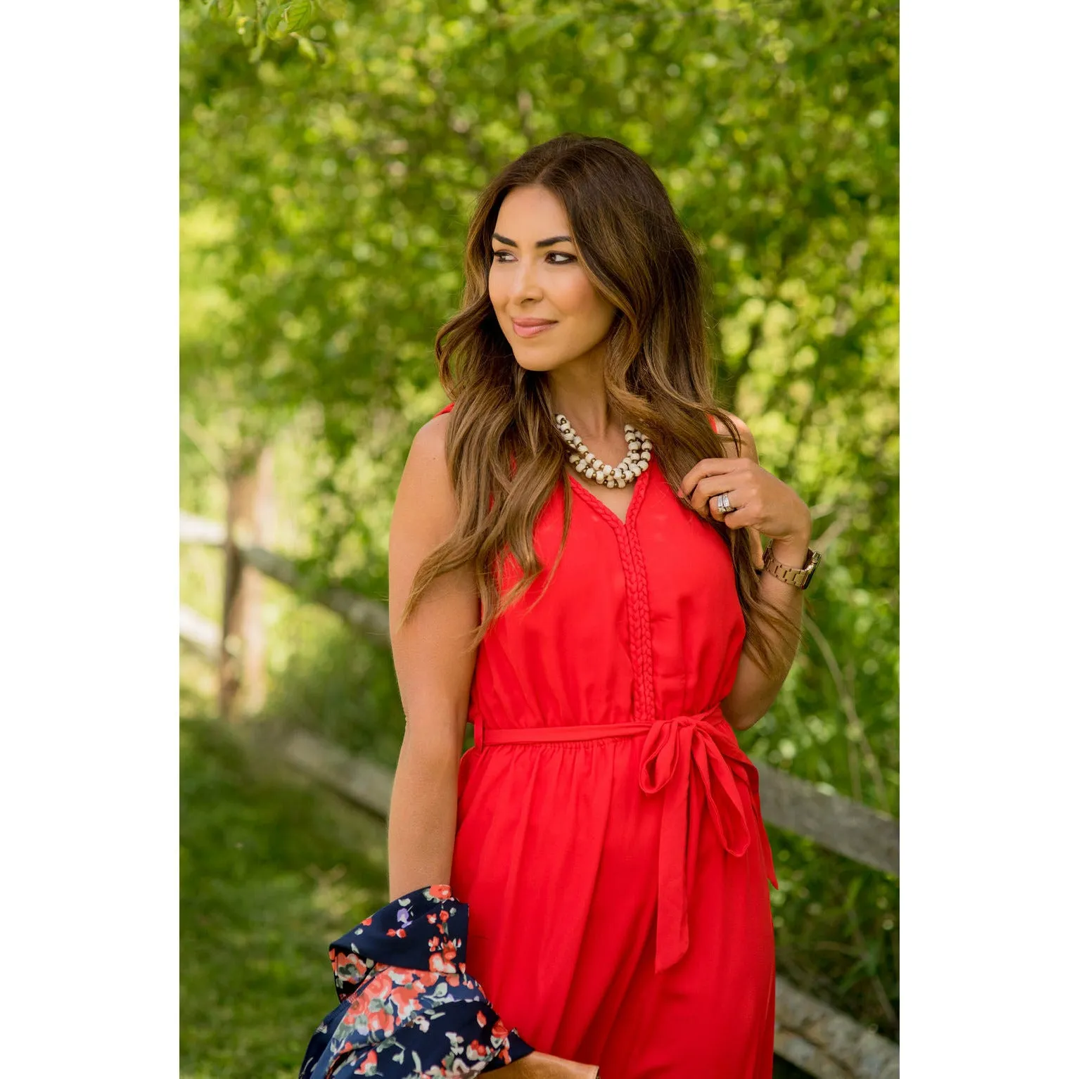 Braided Down Maxi