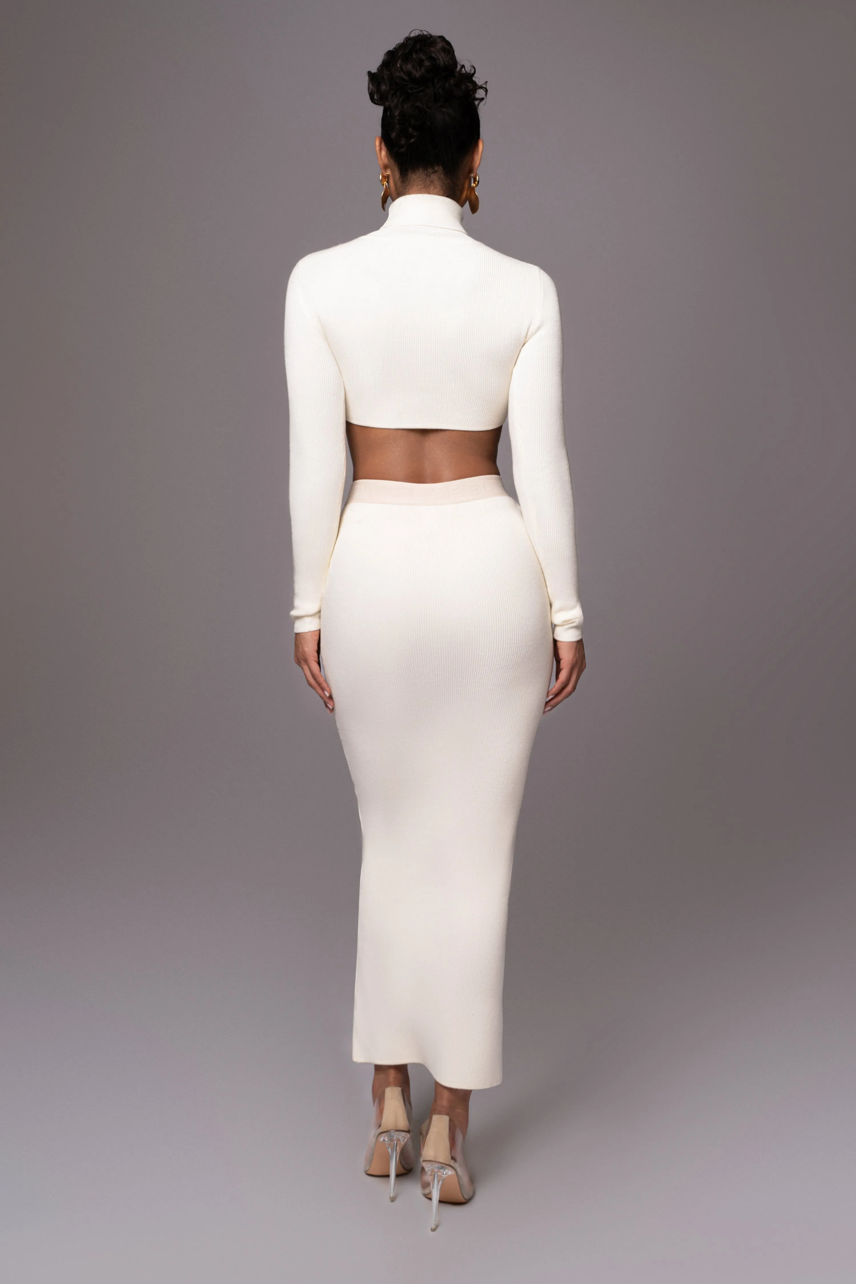 Buttercream Anise Ribbed Skirt Set