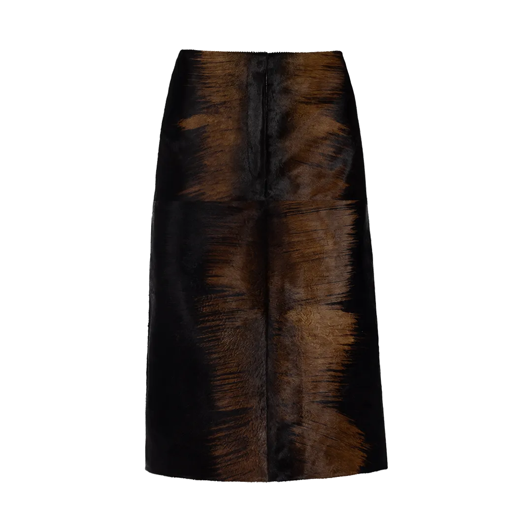 Calf Hair Pencil Skirt
