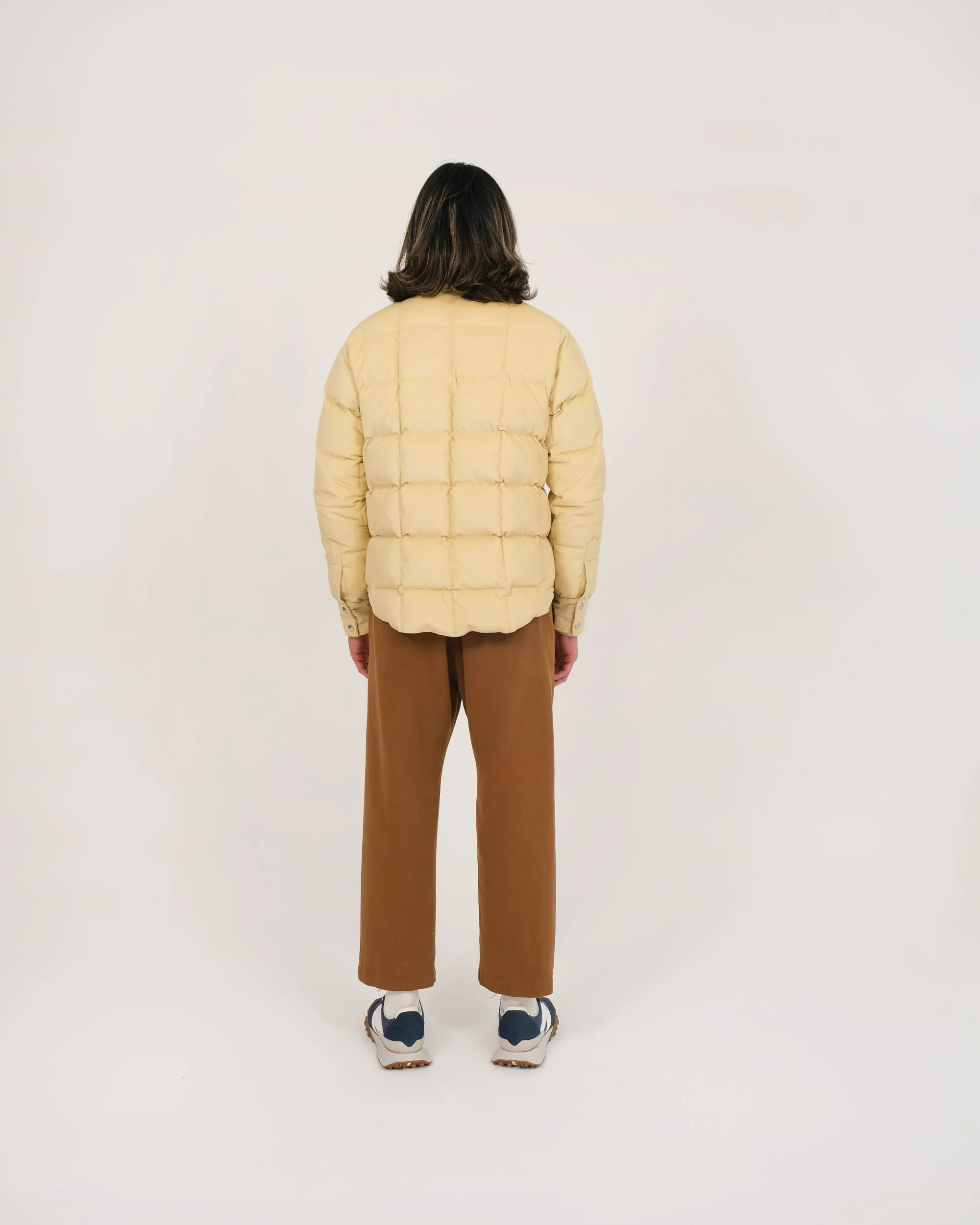 Down Shirt - Corduroy - Light Fawn (Final Sale)