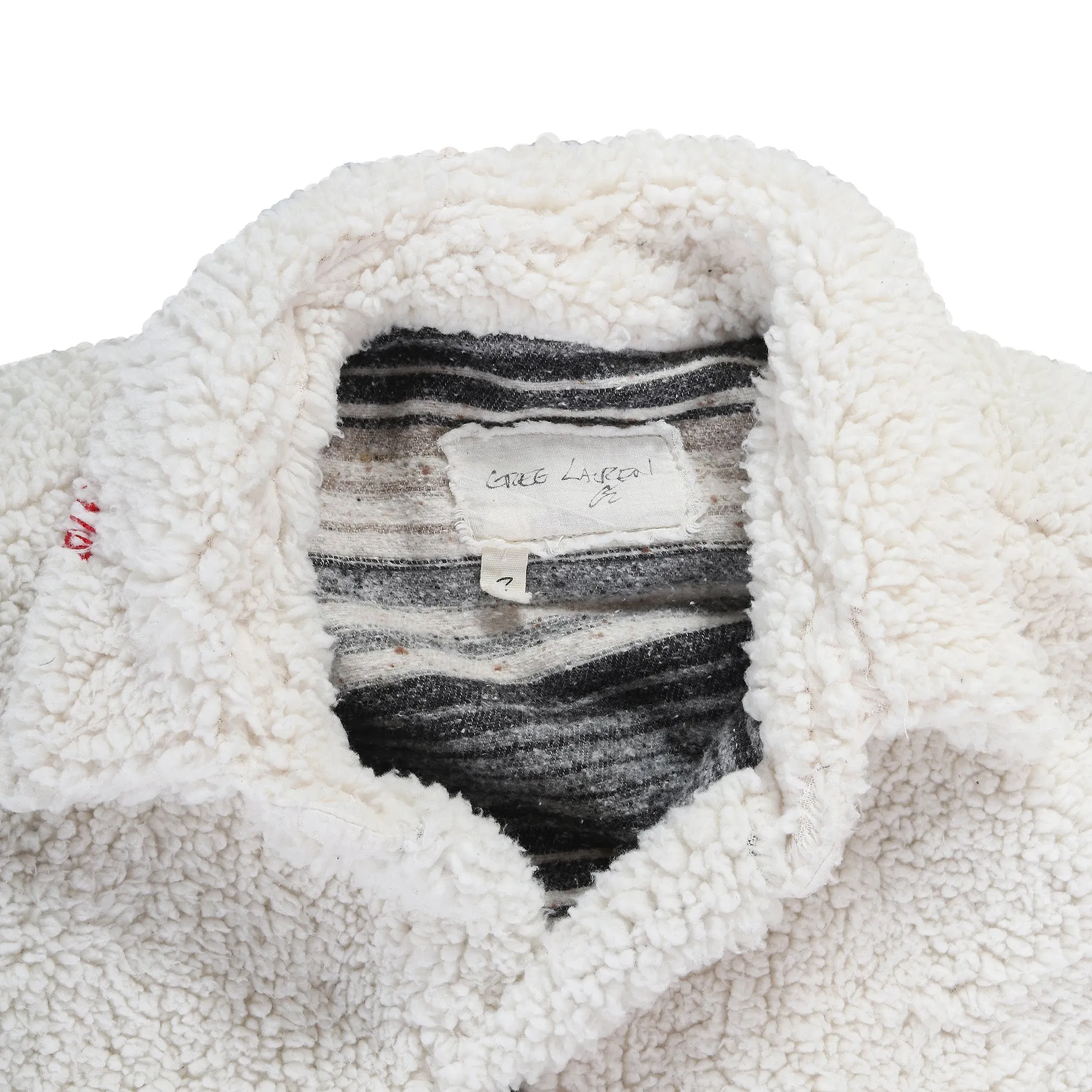 Greg Lauren FW2019 Sherpa Denim Jacket