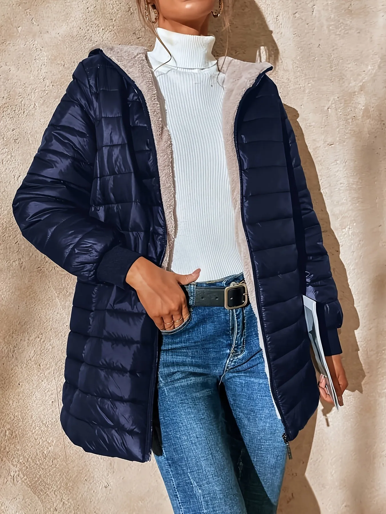 Ivyshape | Casual Puffer Jacket