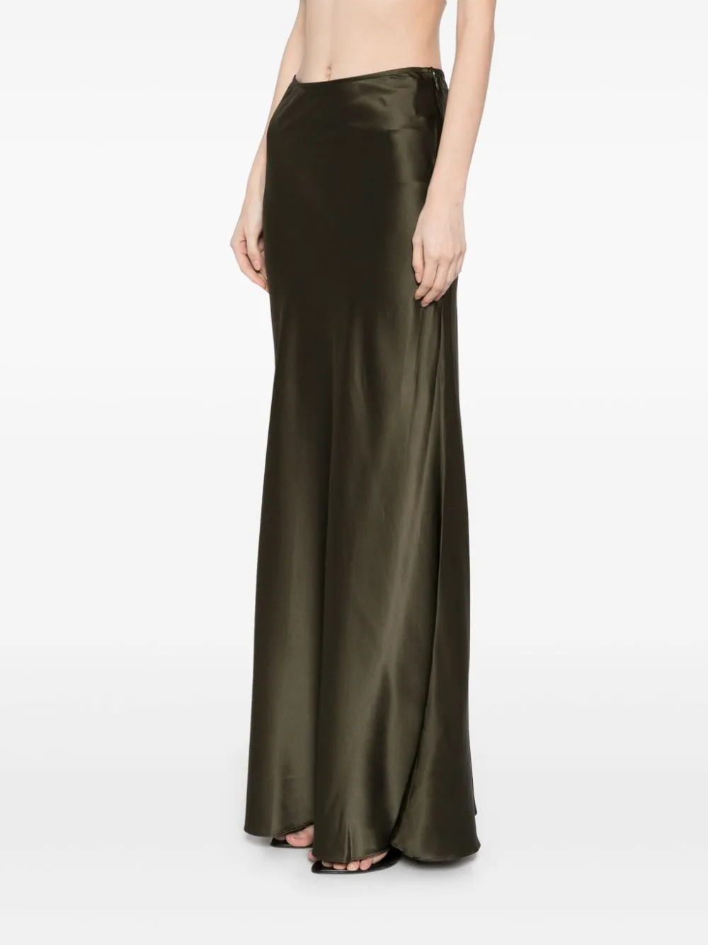 Odin Silk Skirt in Woodland