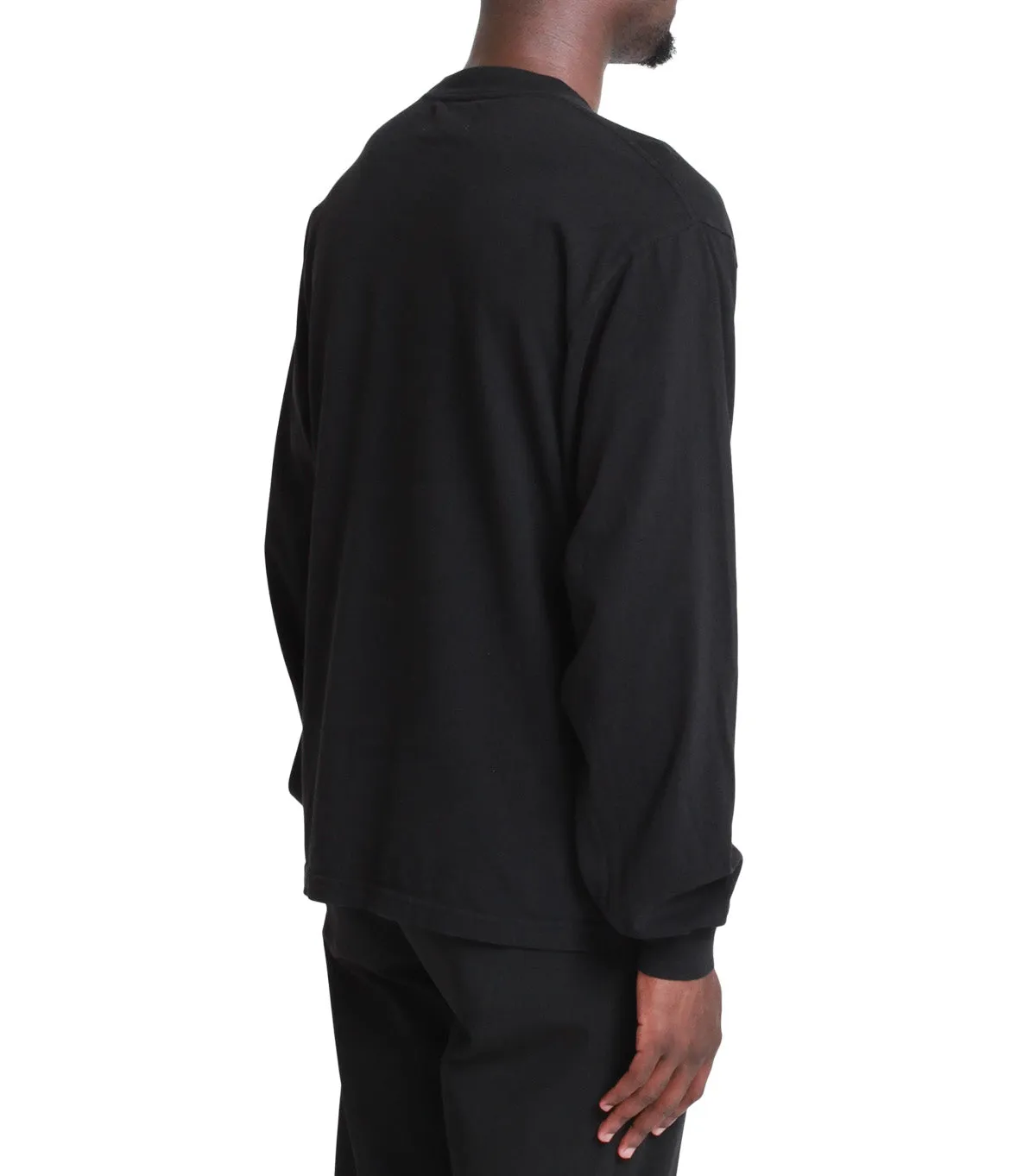SOMEWHERE Original Logo Long Sleeve T-Shirt Black