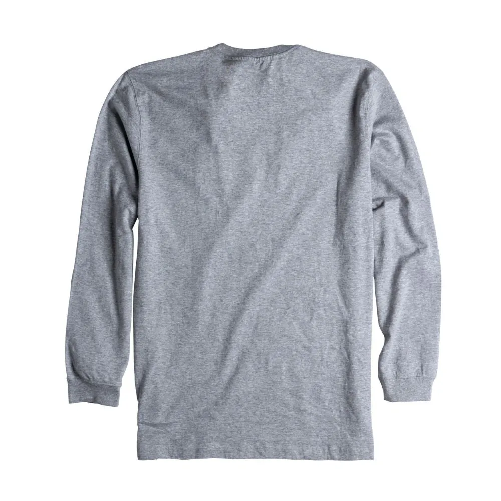 Walls Heavy Lifter Men's Long Sleeve Work Shirt  YL879 - Heather Grey